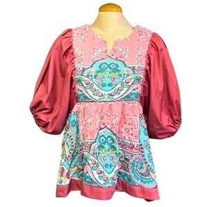 Vintage Women’s Pink Paisley Tee - Canadian Master Prints Ltd. Montreal